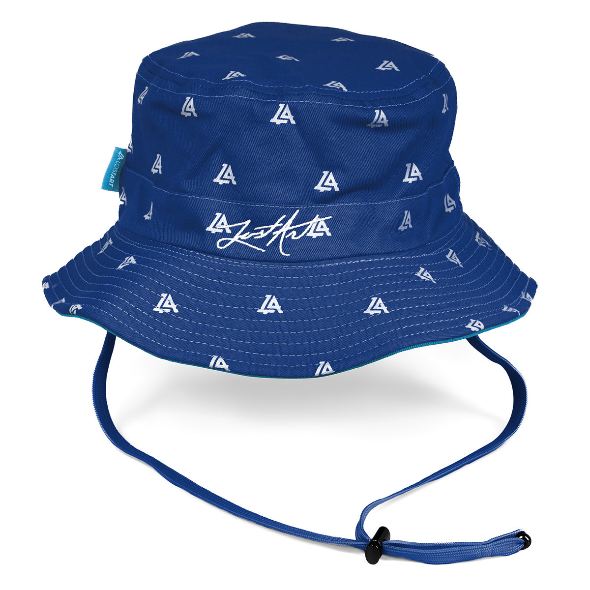 Lost Art Canada - blue coloured bucket hat front view