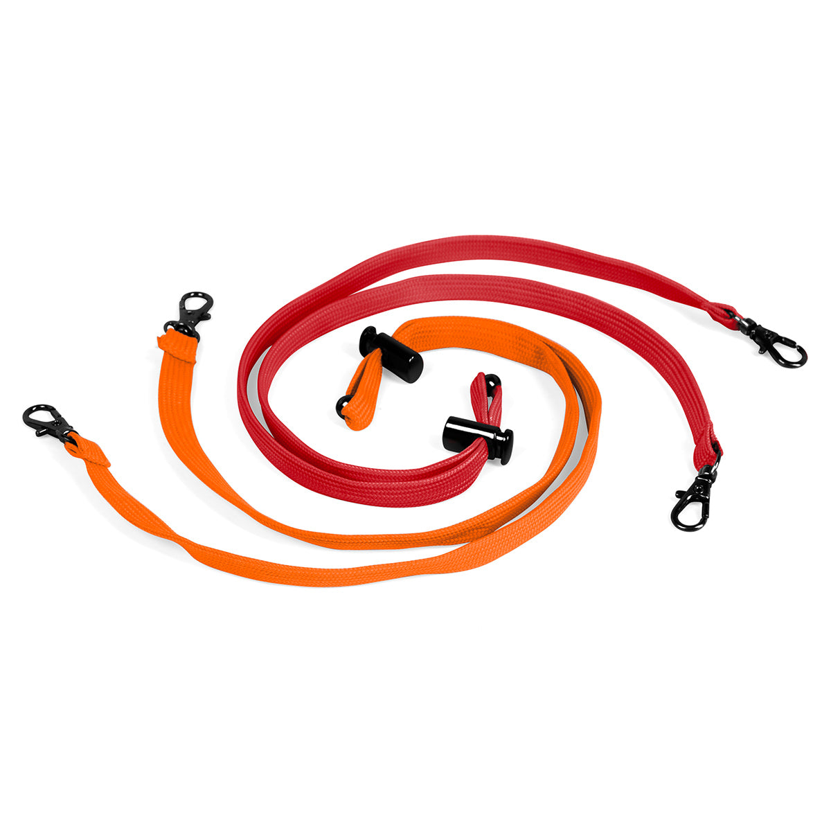 Lost Art Canada - red orange coloured bucket hat strings view