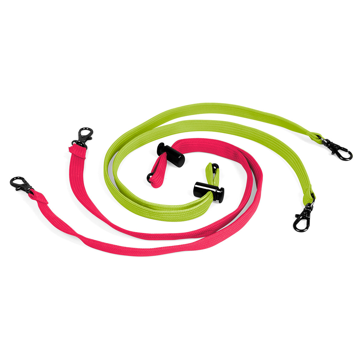 Lost Art Canada - green pink coloured bucket hat strings view