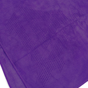 Lost Art Canada - purple rink rag hand towel graphic view
