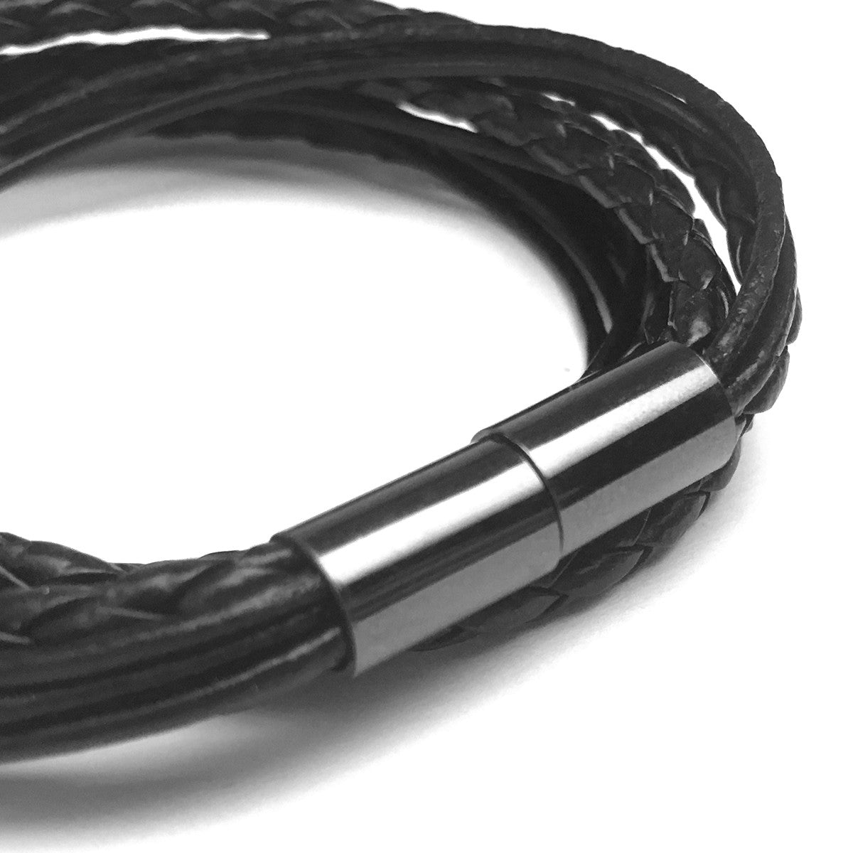 Lost Art Canada - black steel jewellery kyrah bracelet back view