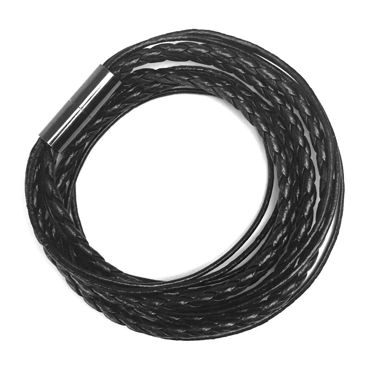 Lost Art Canada - black steel jewellery kyrah bracelet top view