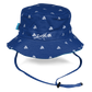 Lost Art Canada - blue coloured bucket hat front view