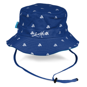 Lost Art Canada - blue coloured bucket hat front view