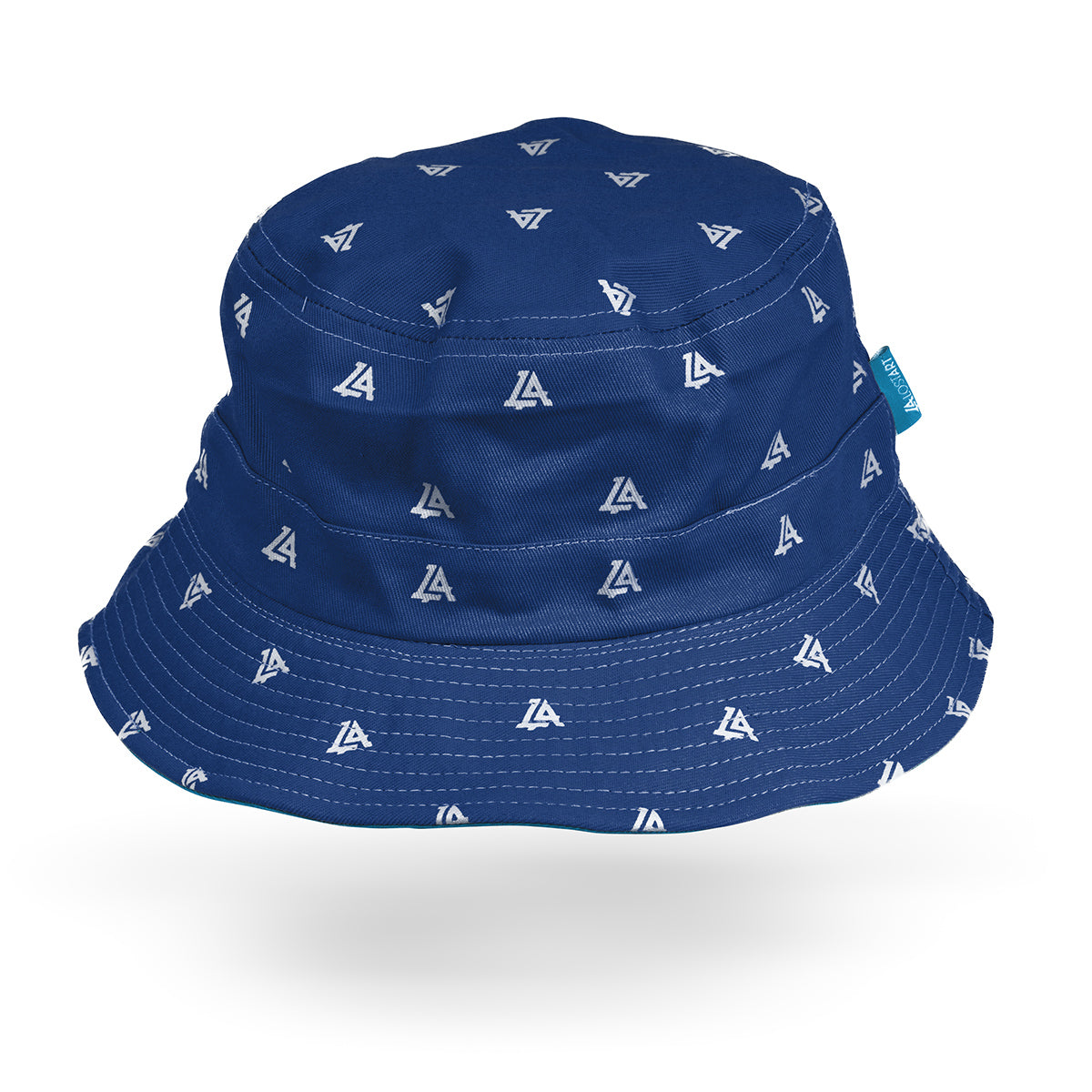 Lost Art Canada - blue coloured bucket hat back view
