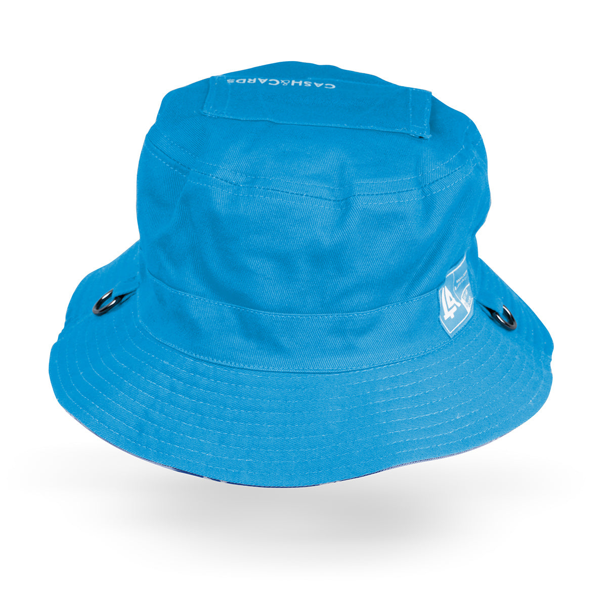 Lost Art Canada - blue coloured bucket hat inside back view
