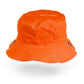 Lost Art Canada - red orange coloured bucket hat inside front view