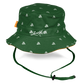 Lost Art Canada - green orange coloured bucket hat front view