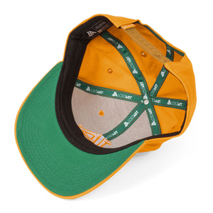 Lost Art Canada - honey outfielder baseball snapback hat inside view
