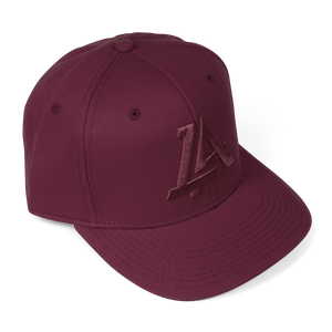 Lost Art Canada - maroon outfielder baseball snapback hat front view