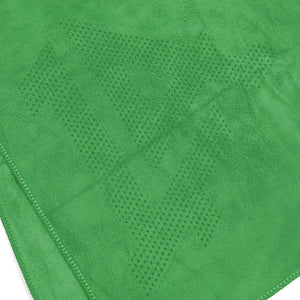 Lost Art Canada - green rink rag hand towel graphic view