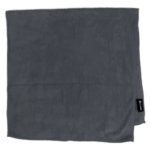 Lost Art Canada - grey rink rag hand towel top view