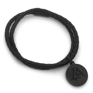 Lost Art Canada - black steel jewellery klone bracelet top view