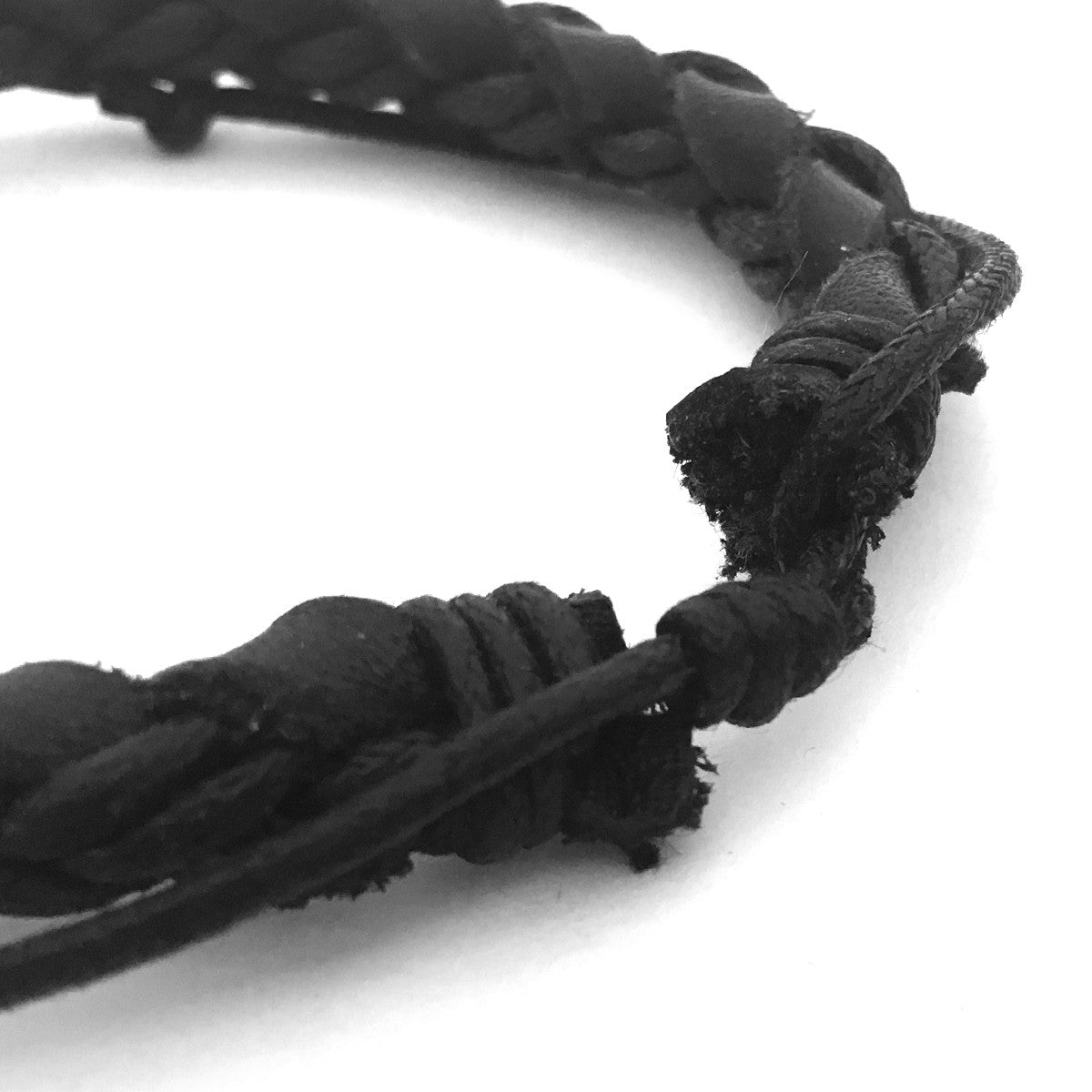Lost Art Canada - black steel jewellery koal bracelet back view