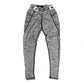 Lost Art Canada - heathered grey and black leggings front view