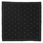 Lost Art Canada - black coloured bandana top view