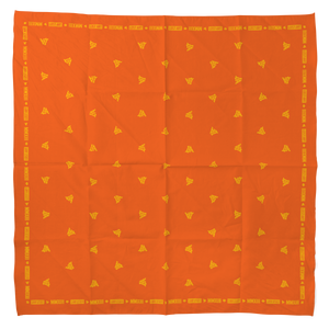 Lost Art Canada - orange yellow coloured bandana top view