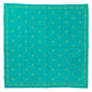 Lost Art Canada - teal citrus coloured bandana top view