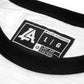 Lost Art Canada - black and white LOST monogram baseball tee inside tag view