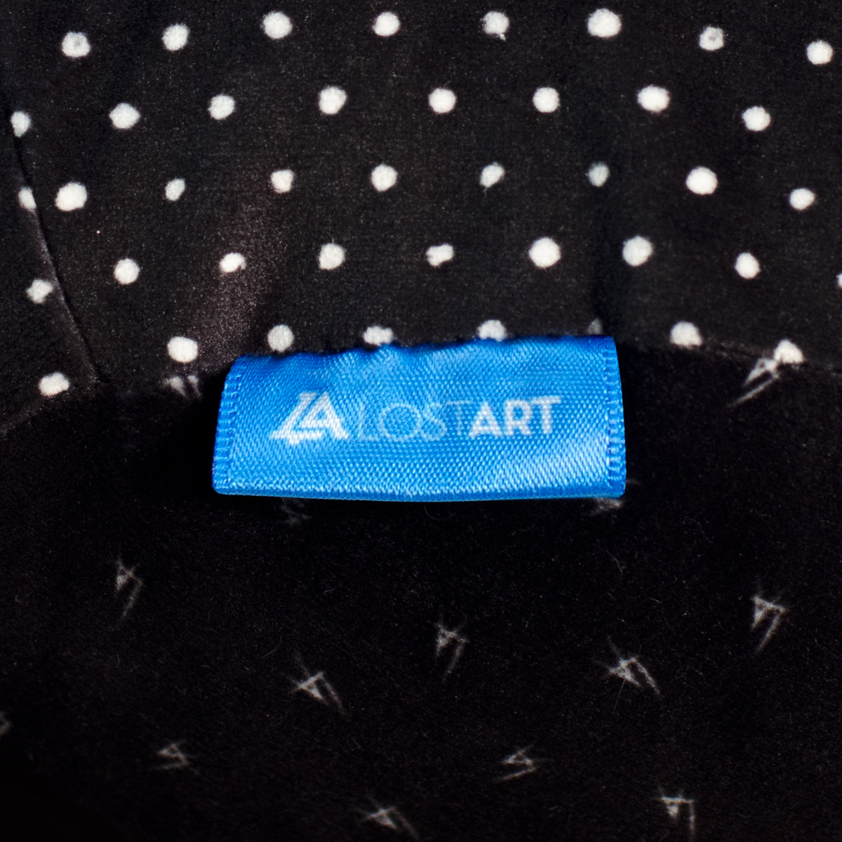 Lost Art Canada - black white patterned teddy bear tag view