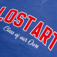 Lost Art Canada - blue lost art class crewneck sweatshirt front applique view