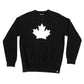 Lost Art Canada - black patriot Canada crewneck sweatshirt front view