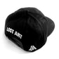 Lost Art Canada - white 807 black snapback hat back view