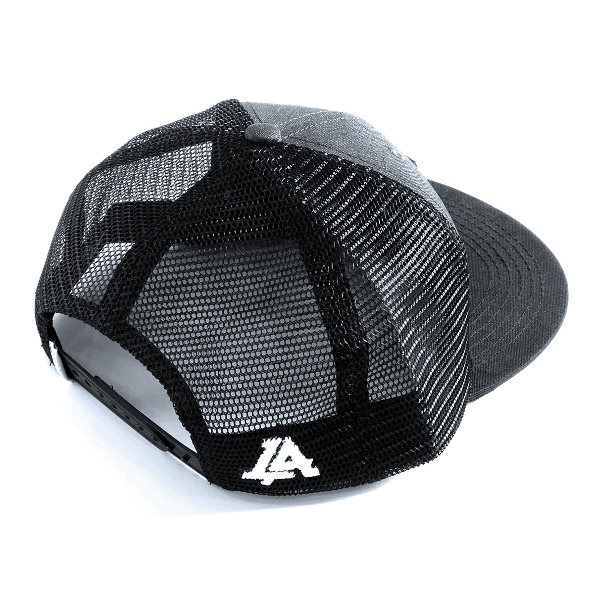 Lost Art Canada - grey and black patch snapback hat back view