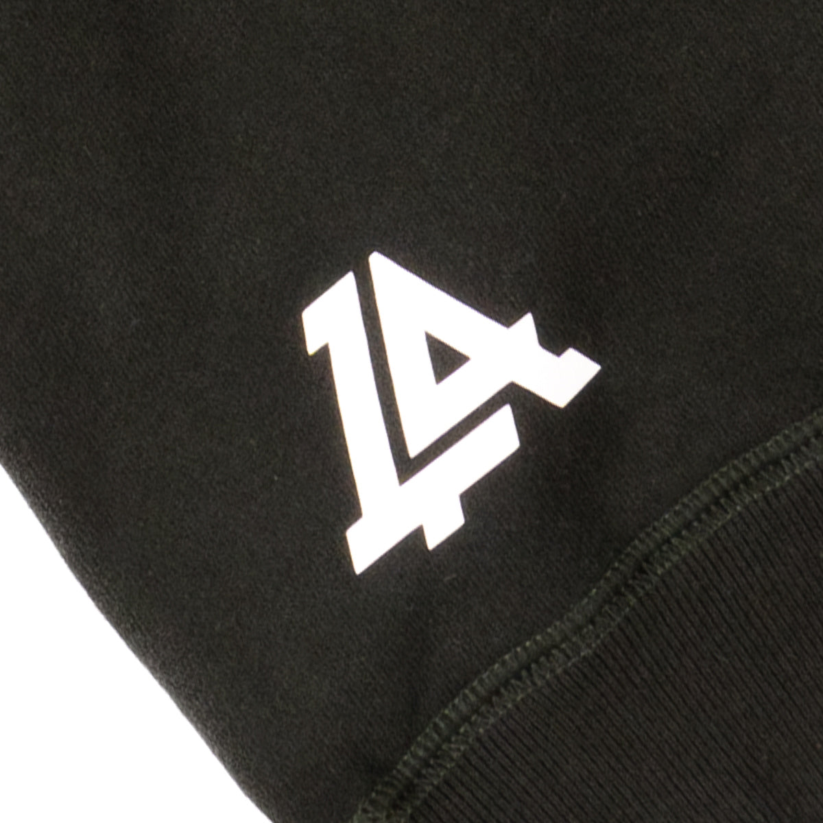 Lost Art Canada - green 807 hoodie sweatshirt back logo view