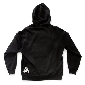 Lost Art Canada - black icon hoodie sweatshirt back view