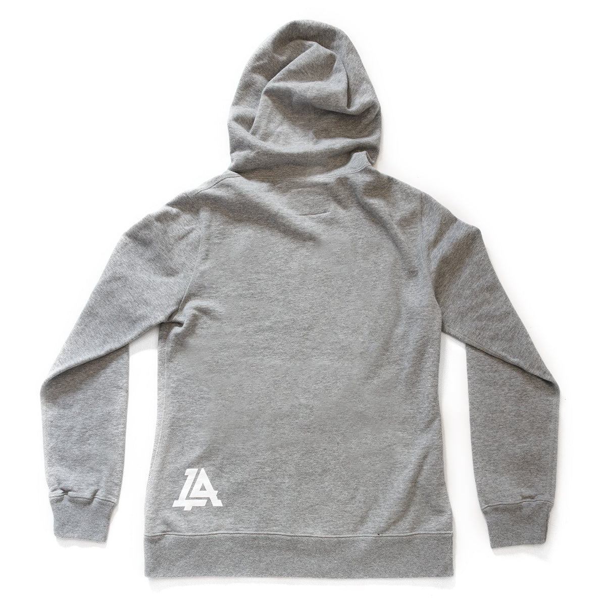 Lost Art Canada - grey icon womens hoodie sweatshirt back view