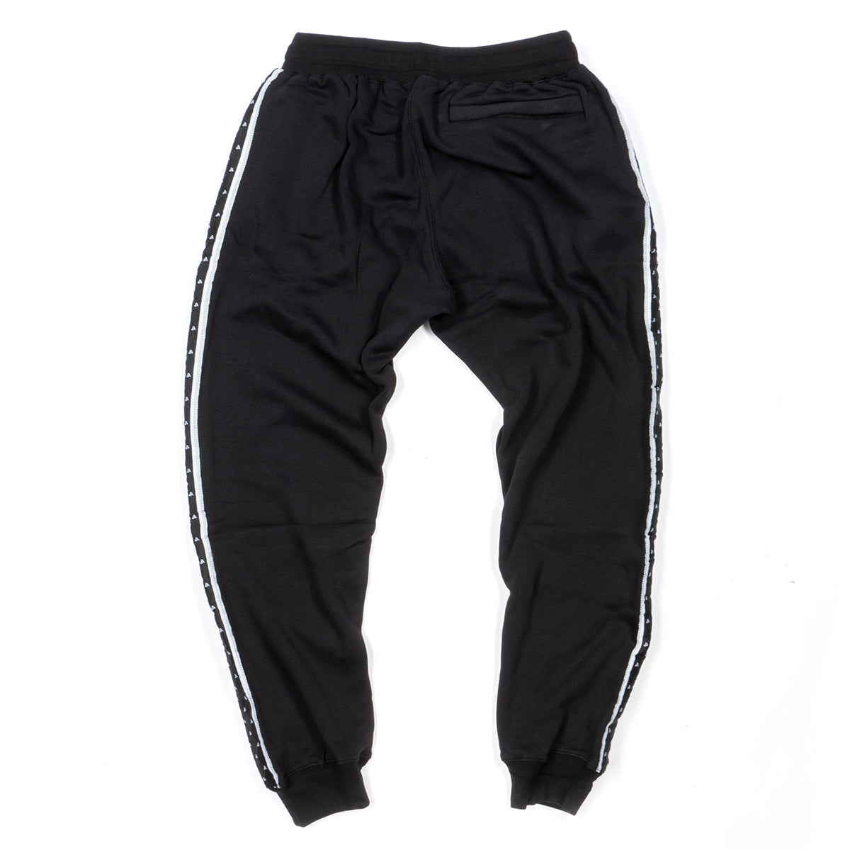 Lost Art Canada - black leisure suit sweatsuit sweatpants back view