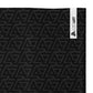 Lost Art Canada - all-over print black white neck tube close up view