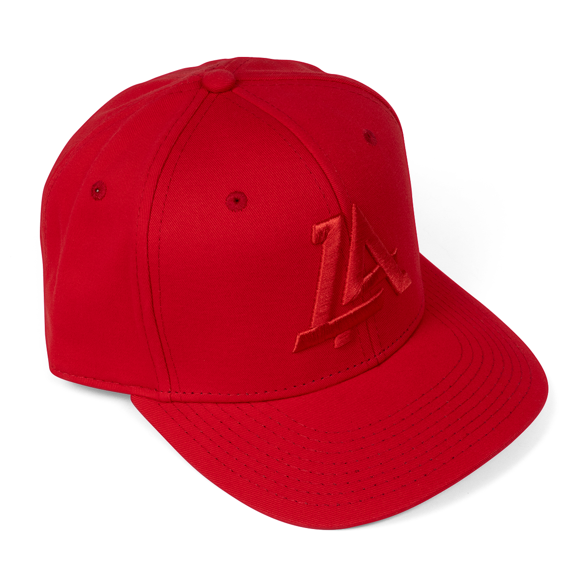 Lost Art Canada - red outfielder baseball snapback hat front view
