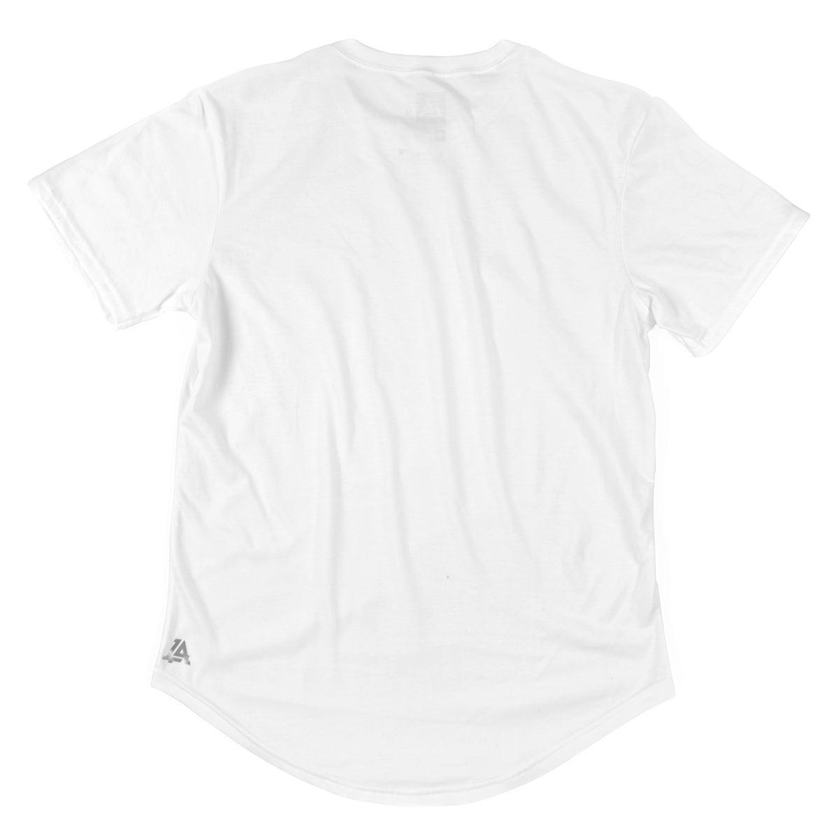 Lost Art Canada - white tagless basic tee back view