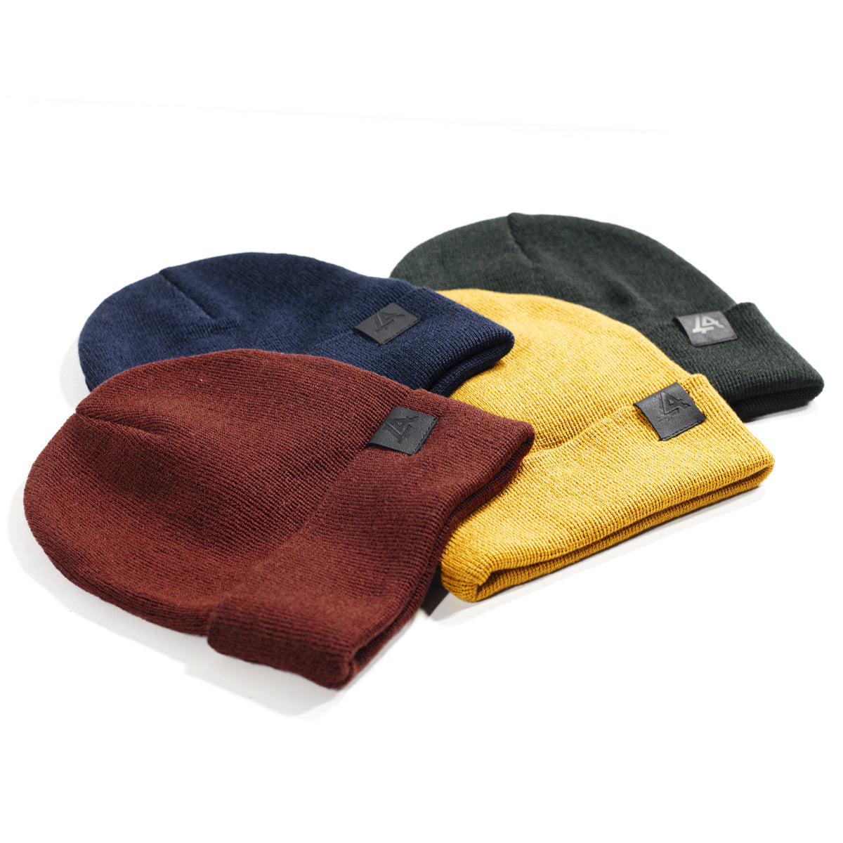 Lost Art Canada - earthy yellow blue red green wool winter toques