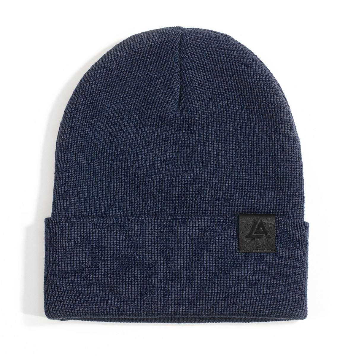 Lost Art Canada - blue wool winter toque front view