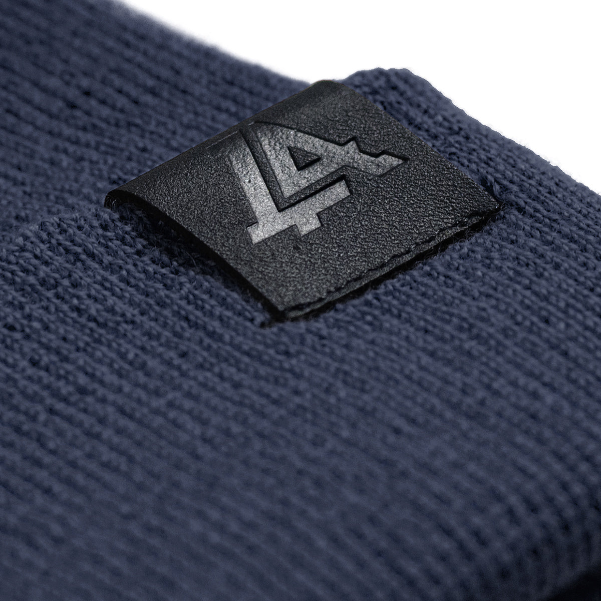 Lost Art Canada - blue wool winter toque tag view
