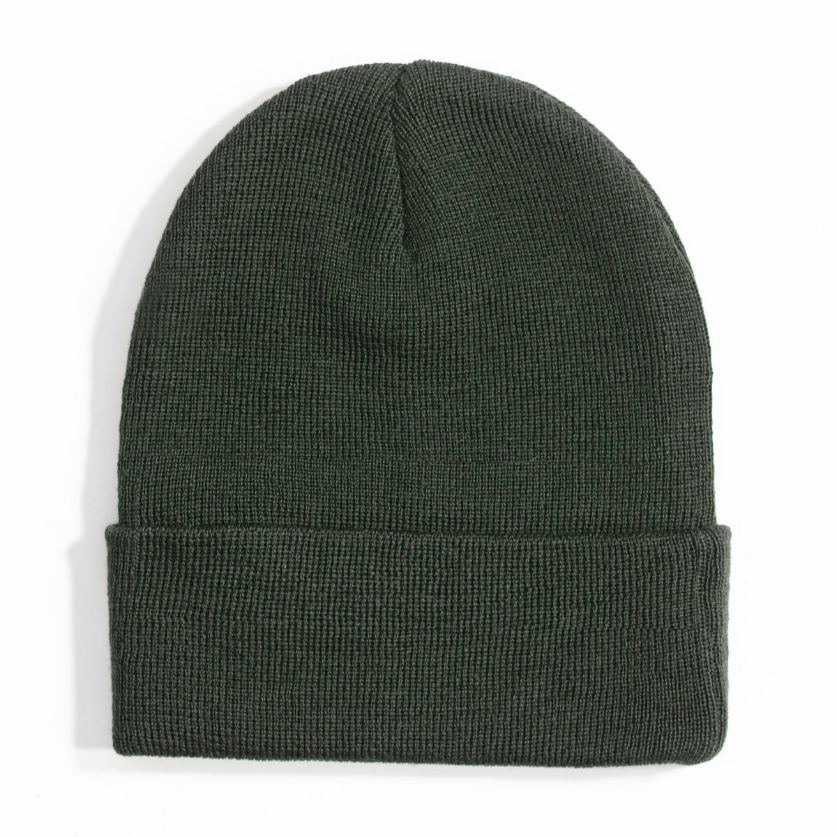 Lost Art Canada - green wool winter toque back view
